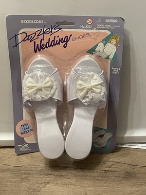 Kids Dress Up Shoes Vintage Wedding Shoes 1995 Dazzlers Moose Mountain Toys New