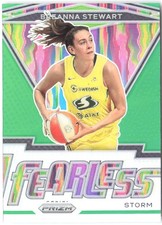 2021 Panini Prizm WNBA - Fearless Prizms Green NBA Basketball Choose Your Card