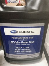 Subaru Ev Cabin Heater Fluid Super Coolant Pink 5050 Pre-diluted 1 Gall 158 Subaru Ev Cabin Heater Fluid Super Coolant Pink 5050 Pre-diluted 1 Gall 158