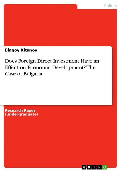 Blagoy Kitanov | Does Foreign Direct Investment Have An Effect On Economic...-image