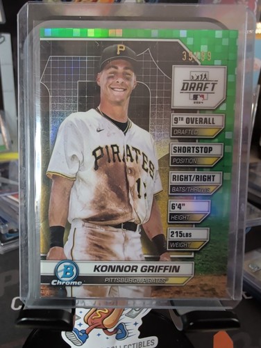 Konnor Griffin [Green Refractor] #BDN-2 2024 Bowman Draft Night card