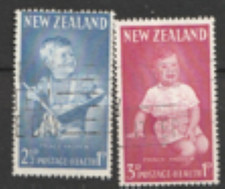 New Zealand 1963 SG 815-6 Health Stamps fine used