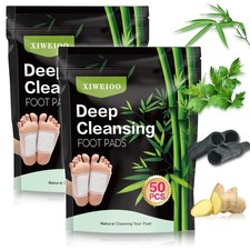 2 bags 100 Pack Foot Pads KIT Ginger Oil Premium Foot Care Patches Original...