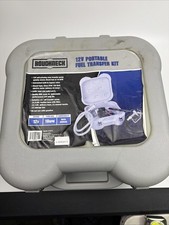 Roughneck Portable 12V Fuel Transfer Pump Kit - 10 GPM Diesel or Kerosene