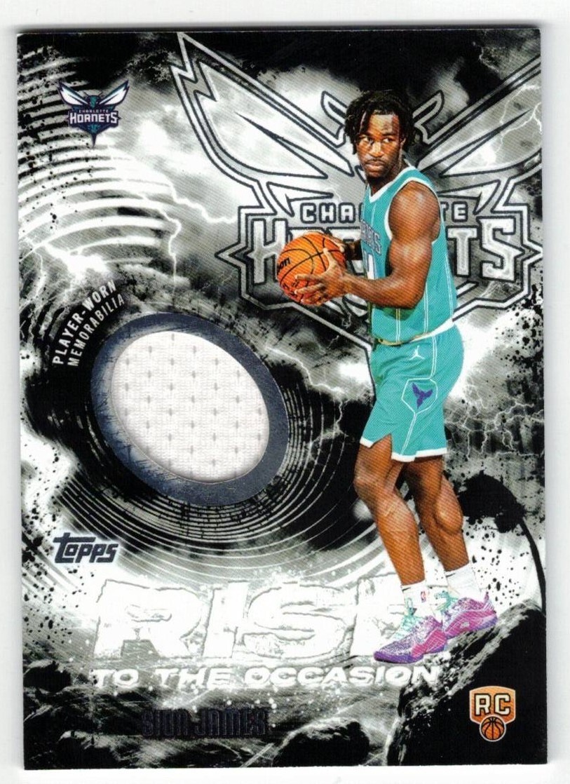 2025-26 Topps Basketball Sion James Rise to the Occasion Relic #RTO-SJ