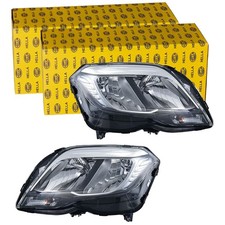 2x HELLA HALOGEN SCHEINWERFER SATZ passend f&uuml;r ABARTH 500 MERCEDES GLK-KLASSE LI