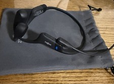 Shokz Open-Ear Bone Conduction Neckband Headphones Black/Gray w Pouch