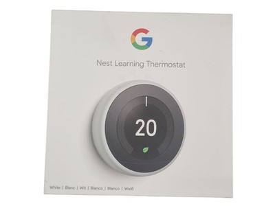 Google Nest Learning Thermostat  Smartes Thermostat  Edelstahl