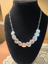SILPADA "STILL SHINING DISC" NECKLACE N1984 .925 STERLING SILVER