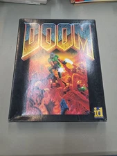 Original DOOM 1993 PC Big Box 4x3.5" Disc + Manual - iD - Manaccom Australia 
