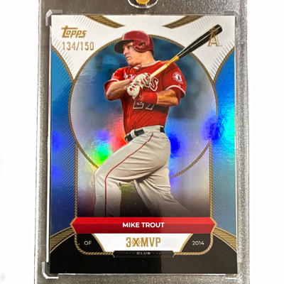 2025 Topps Welcome to the Club - Mike Trout Blue Foil /150