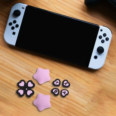 Silikon Button Set speziell für Nintendo Switch 2 Spieler