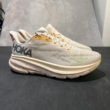 Hoka One One Clifton 9 Running Shoes Womens 6 B Vanilla Cushioned Road Sneakers