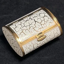 Kotler and Kopit Crackle Finish Compact with Powder Sifter 50s