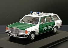 1/43 Mercedes Benz E- Klasse 200 TE  T-Model W123 Polizei Police 1982 Minichamps