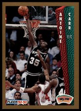 1992-93 Fleer Tony's Pizza #202 Antoine Carr