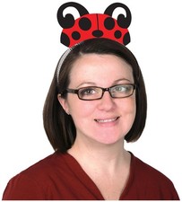 Printed Ladybug Tiaras for Halloween - Beistle