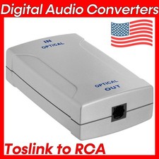 Toslink to RCA Converter Toslink Adapter Coax...