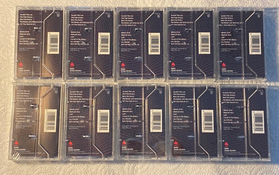 Stryper - Against the Law US orig' SEALED 10X cassette LOT - Image 2 of 2