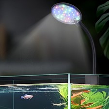 7w Aquarium Lights for 1-3 Gallon Fish Tank, Clip on Fish Tank Light, Adjusta...