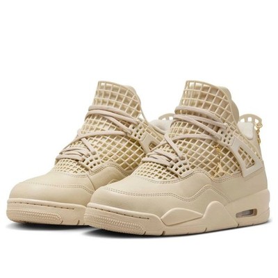 Jordan 4 Retro Net Rattan Beige Off White Sz 5.5-9 - FN7251 200