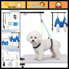 Dog Grooming Arm with Hammock  Haunch Holder for Small Dogs - Pet Grooming Tool