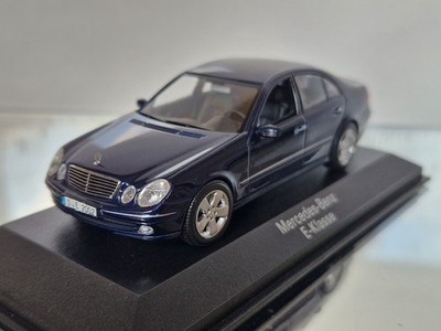 W211 Mercedes E-class , Tansanite Blue metallic, Dealer Model, Minichamps  1/43 