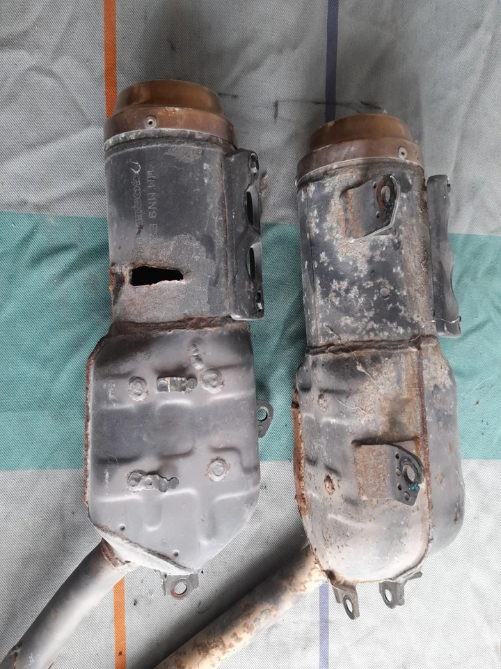 Marmitte Scarichi Terminali Originali Honda NX 650 Dominator (Da Saldare) - Imagen 2 de 3