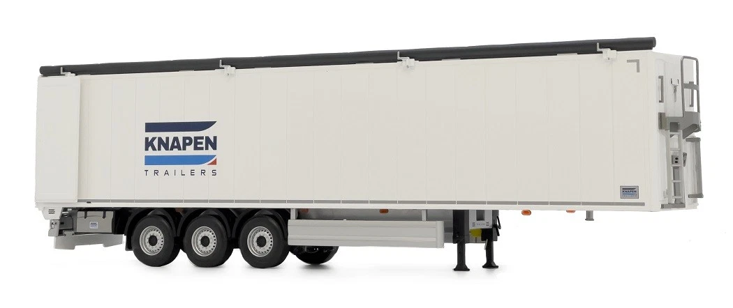MARGE MODELS - Accessoire pour camion - Remorque à fond mouvant de couleur bl...