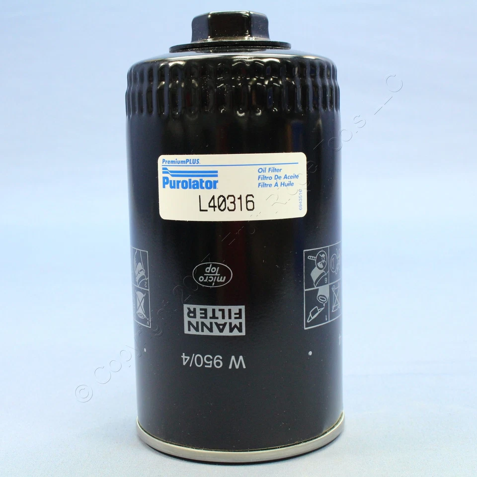 Filtros de aceite de motor Purolator L40316 para Volkswagen EuroVan 1992-1997 paquete de 5 Foto 3 de 4