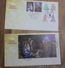 2013 AUSTRALIA MERRY CHRISTMAS FDC COVER  SET OF 2