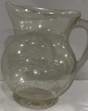 Vintage 1999 Limited Edition Clear Smiling Kool-aid Man 2 qt Pitcher Plastic