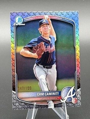 2025 Bowman Draft - Chrome Cam Caminiti #BDC-122 Steel Metal Refractor /100 (RC)