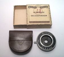 ROLLEIFLEX ROLLEIPHOT TLR IRIS DIAPHRAGM W/ CASE - MINTY CLEAN IN ORIGINAL BOX
