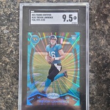 2021 Panini Certified Trevor Lawrence #101 Mirror Teal Rookie /20 SGC 9.5