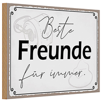 Holzschild Spruch 30X20Cm Beste Freunde FüR Immer