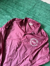 Vintage 70s 80’s Hartwell Jacket Sz L Windbreaker Snap Michigan Bell Saftey