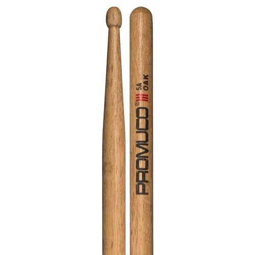 Promuco 18035A Oak 5A Wooden Drumsticks - 40.6cm Length, 1.5cm Diameter - Picture 2 of 4