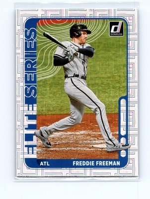 Freddie Freeman 2021 Donruss Elite Series Vector #ES10 Atlanta Braves