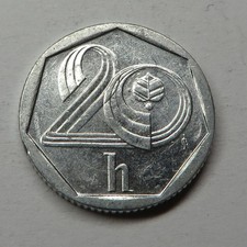 Czech Republic 20 Haleru 1993(c) Aluminum KM#2.1 UNC