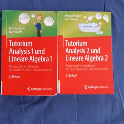 Modler: Tutorium Analysis 1 + 2 und Lineare Algebra 1 + 2 2 Bd. 3. Aufl.