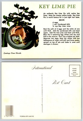 Continental Key Lime Pie Florida Postcard