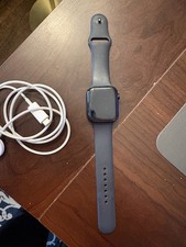 Apple Watch SE GPS 44mm Midnight Aluminum Case with M/L Midnight Sport Band...