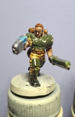 Bob Peck 28mm Miniatur Kopf