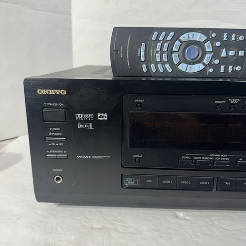 Onkyo TX-DS575 Receiver HiFi Stereo Home Theater 5.1 Channel Remote Bundle - Picture 4 of 9