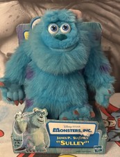 Vintage 2001 Monsters Inc. Plush Sulley Hasbro Disney New MIB Original Doll