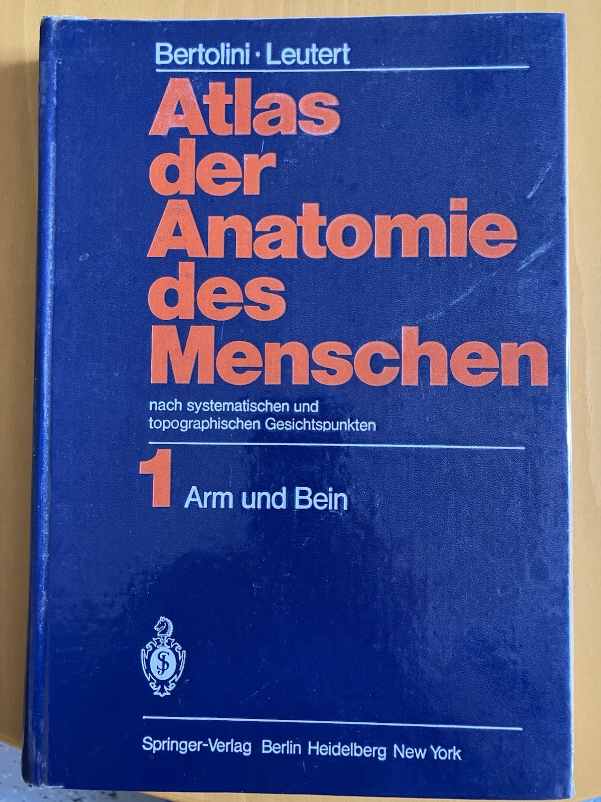 Bertolini Atlas der Anatomie des Menschen Band 1-3