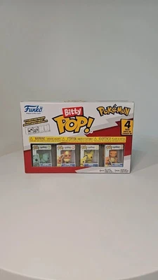 Funko Bitty Pop Pokémon 4-Pack Bulbizarre Mini Figurines Neuf - Photo 1/4