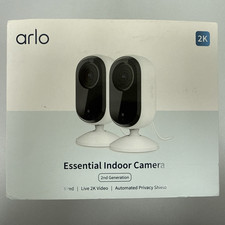 arlo Essential Security Camera 2K  Indoor  2nd 2 Cameras 2K Indoor 2nd Gen