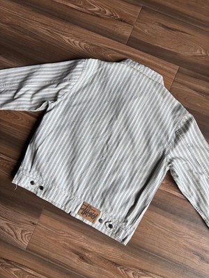 STUSSY STRIPE GARAGE JACKET | eBay